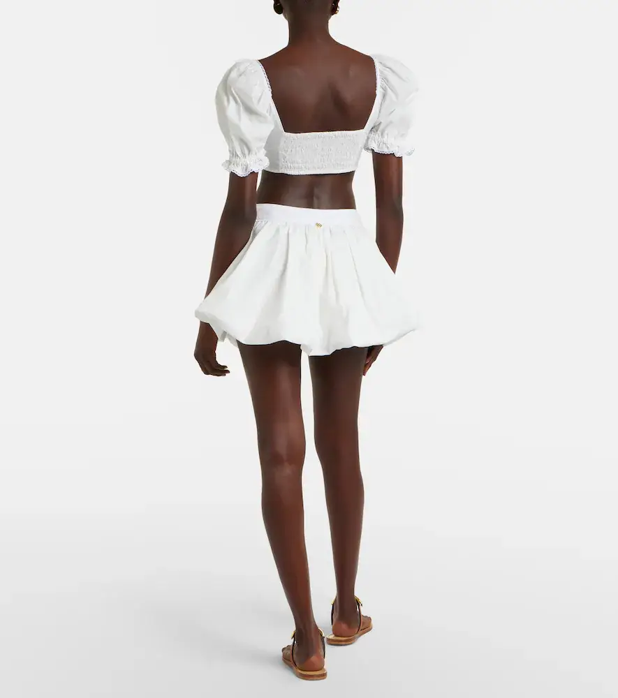 Bananhot Micaela cotton poplin miniskirt | Thumbnail 3 Bananhot Micaela cotton poplin miniskirt | Thumbnail 3