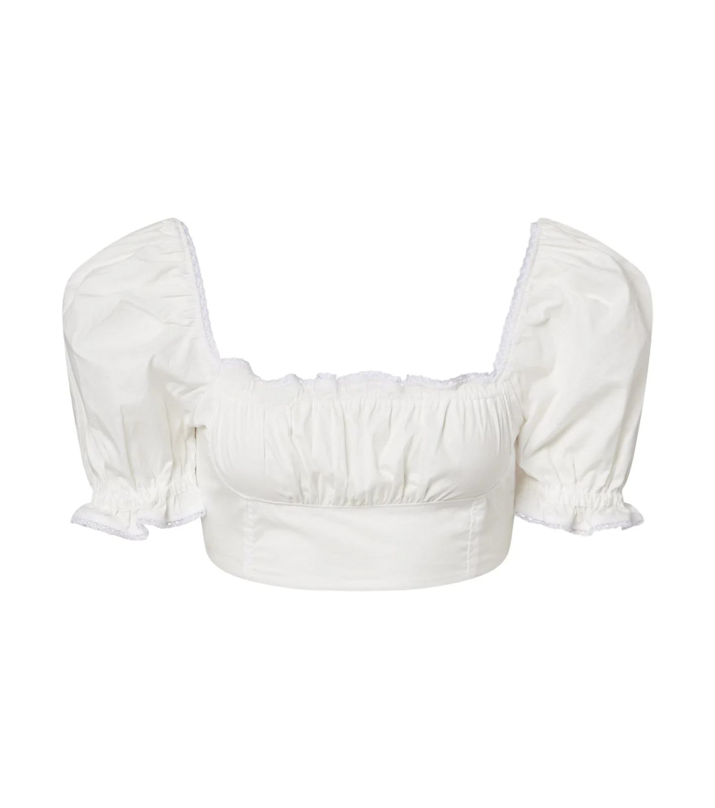 Ligia ruffled cotton poplin crop top Ligia ruffled cotton poplin crop top