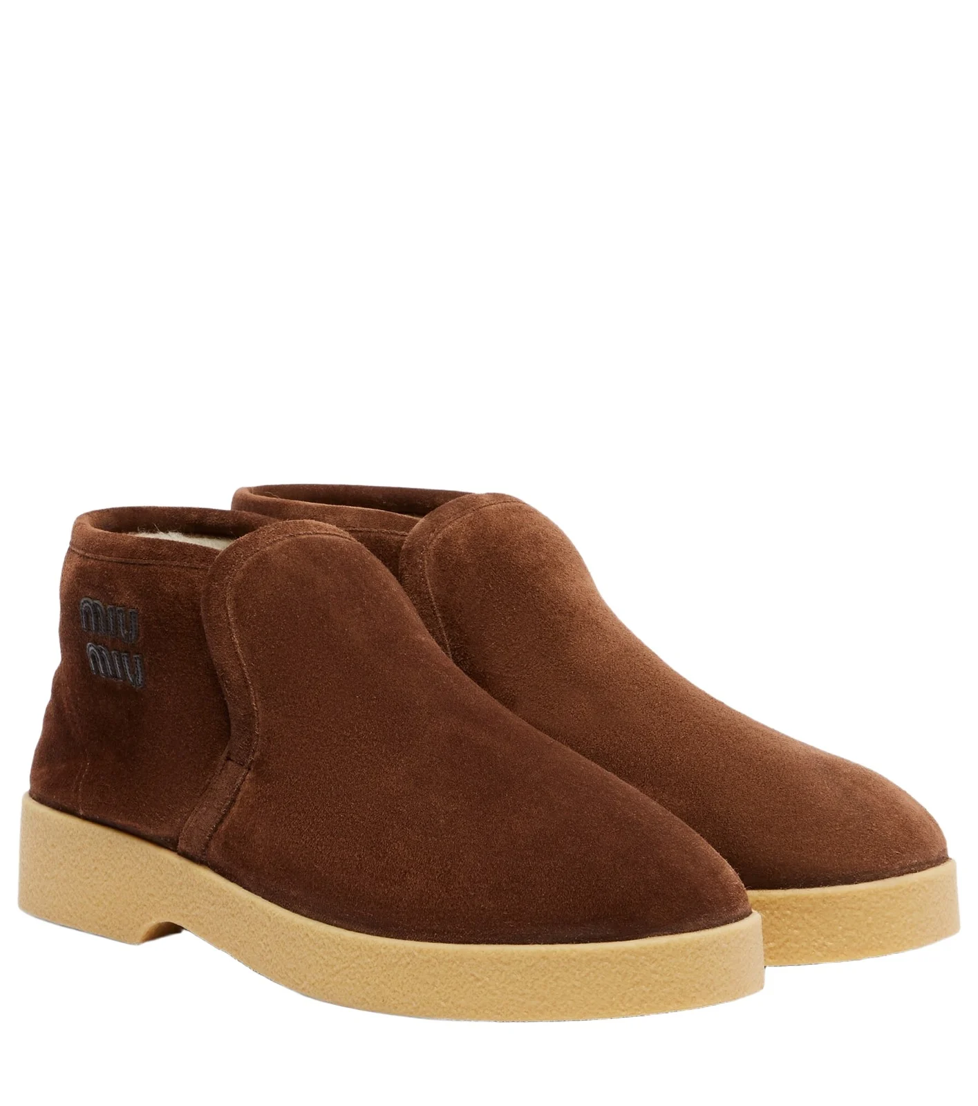 Shearling-lined suede boots Shearling-lined suede boots