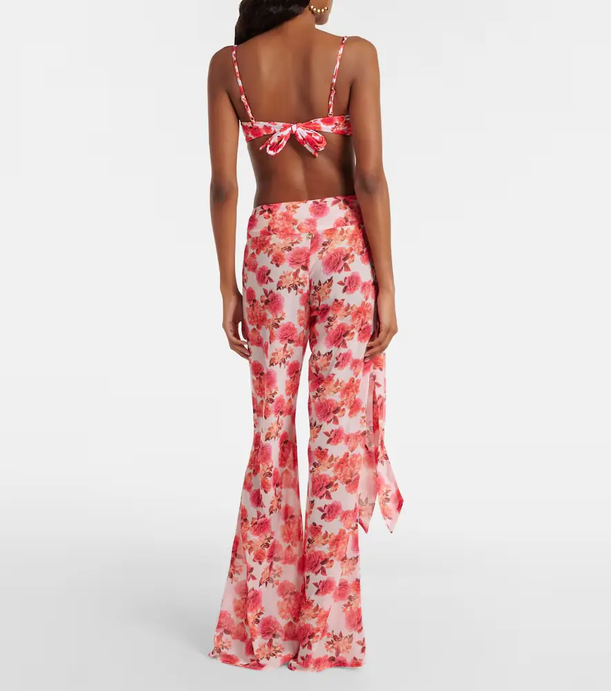 Bananhot Bowie floral flared pants | Thumbnail 2