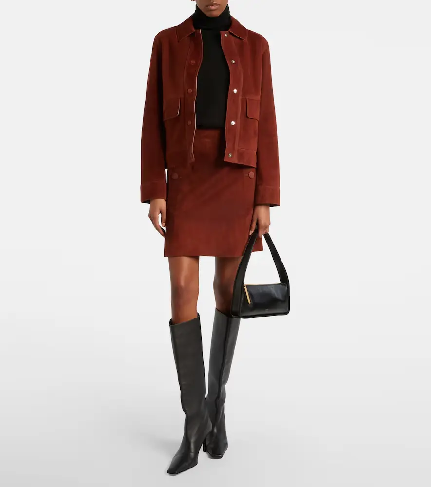 Yves Salomon Suede miniskirt | Thumbnail 2 Yves Salomon Suede miniskirt | Thumbnail 2