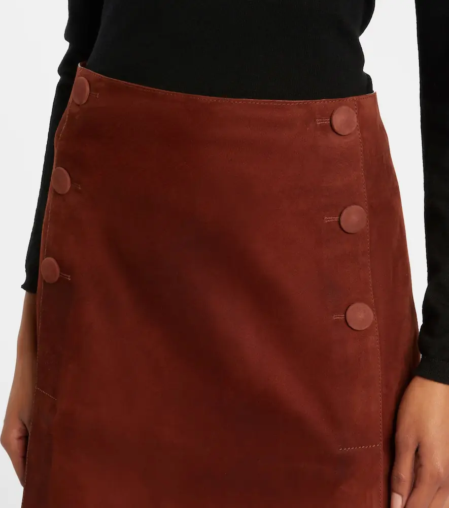 Yves Salomon Suede miniskirt | Thumbnail 4 Yves Salomon Suede miniskirt | Thumbnail 4