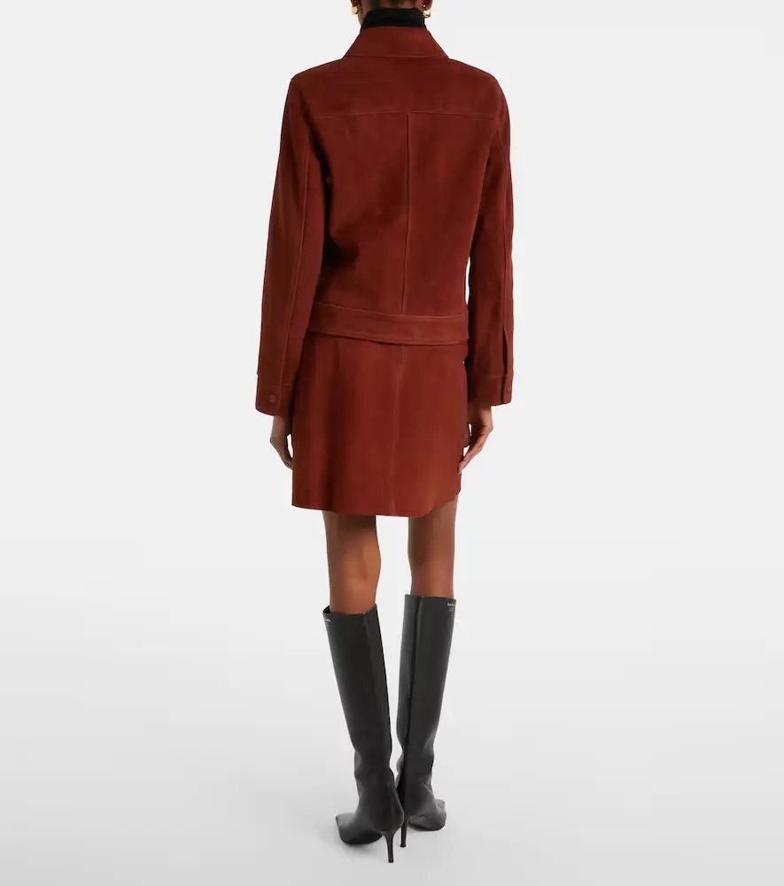 Yves Salomon Suede miniskirt | Thumbnail 5 Yves Salomon Suede miniskirt | Thumbnail 5