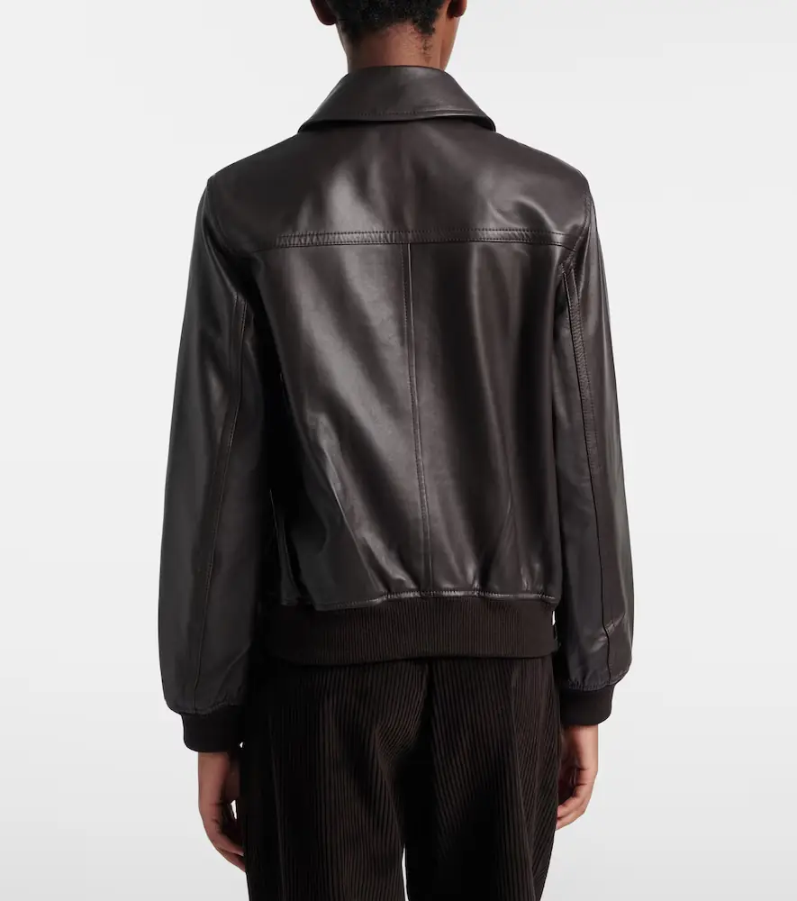 Yves Salomon Hooded leather blouson jacket | Thumbnail 5 Yves Salomon Hooded leather blouson jacket | Thumbnail 5