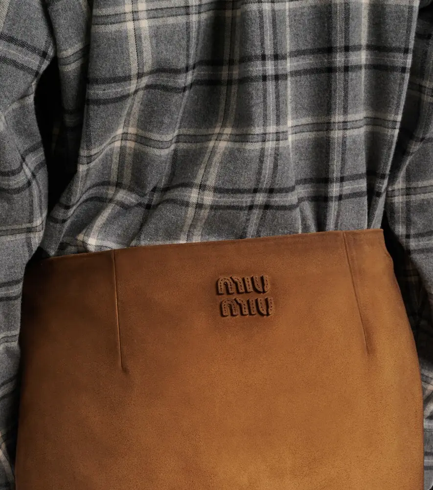 Miu Miu Suede miniskirt | Thumbnail 5 Miu Miu Suede miniskirt | Thumbnail 5