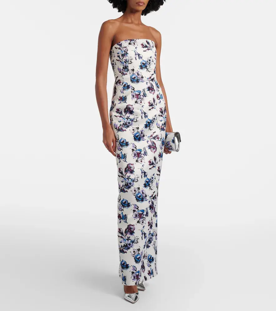 Emilia Wickstead Laelia floral bustier gown | Thumbnail 2 Emilia Wickstead Laelia floral bustier gown | Thumbnail 2