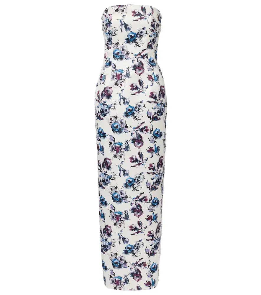 Emilia Wickstead Laelia floral bustier gown | Image 1 Emilia Wickstead Laelia floral bustier gown | Image 1