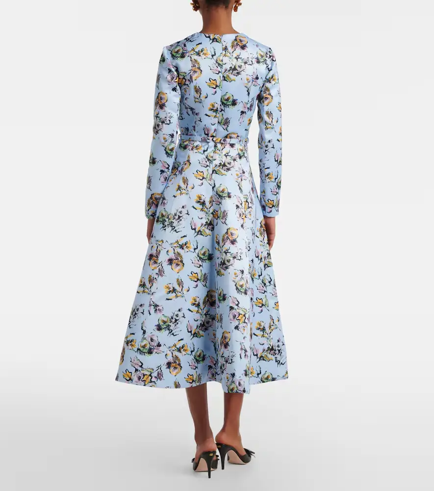 Emilia Wickstead Capucine floral midi dress | Thumbnail 2