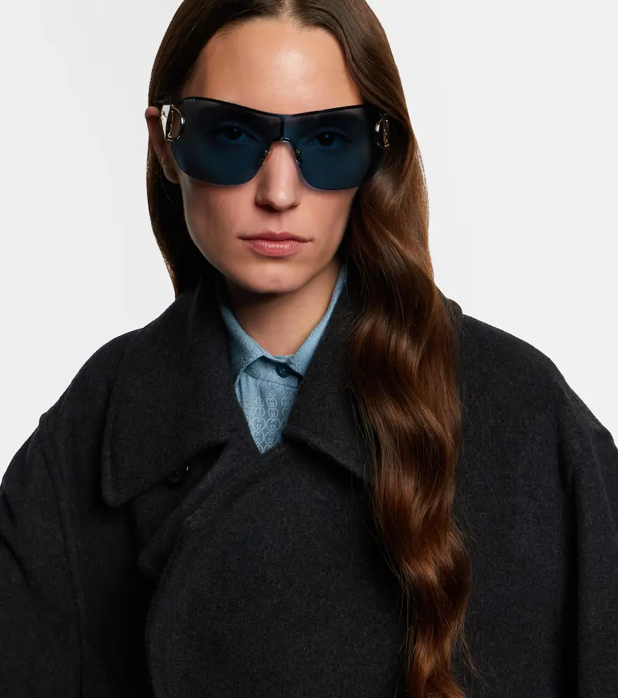 Gucci Half Horsebit shield sunglasses | Thumbnail 5
