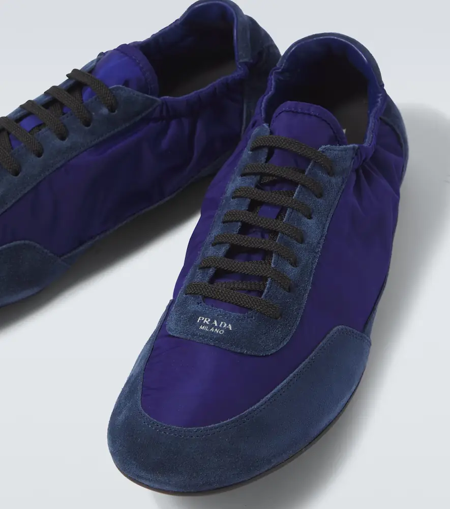 Prada Collapse Re-Nylon and suede sneakers | Thumbnail 2 Prada Collapse Re-Nylon and suede sneakers | Thumbnail 2