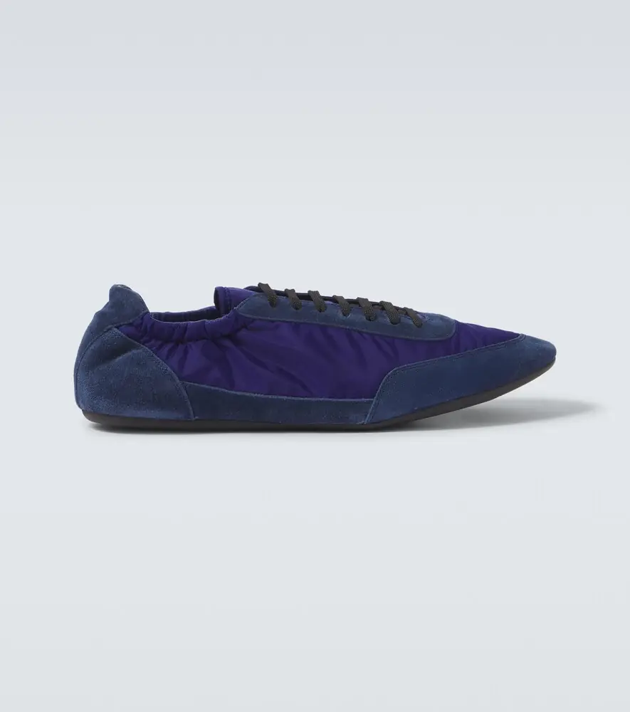 Prada Collapse Re-Nylon and suede sneakers | Thumbnail 4 Prada Collapse Re-Nylon and suede sneakers | Thumbnail 4