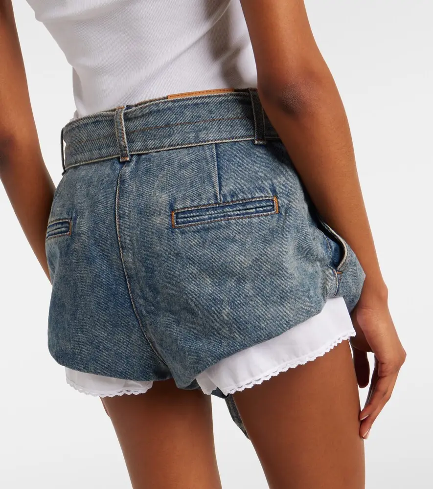 Magda Butrym Belted denim shorts | Thumbnail 2
