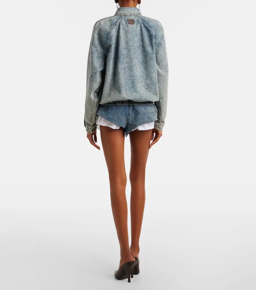Magda Butrym Belted denim shorts | Thumbnail 4