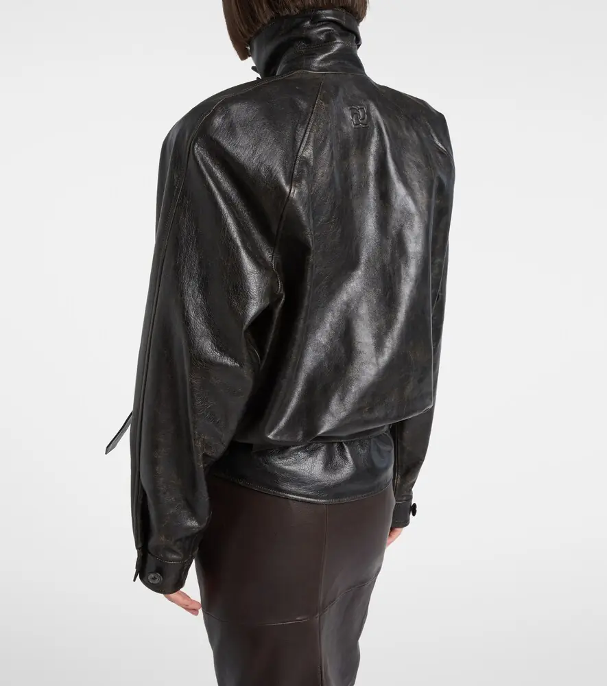 Magda Butrym Belted leather jacket | Thumbnail 3 Magda Butrym Belted leather jacket | Thumbnail 3