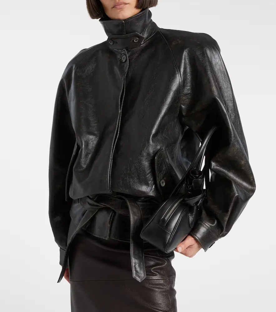 Magda Butrym Belted leather jacket | Thumbnail 8 Magda Butrym Belted leather jacket | Thumbnail 8
