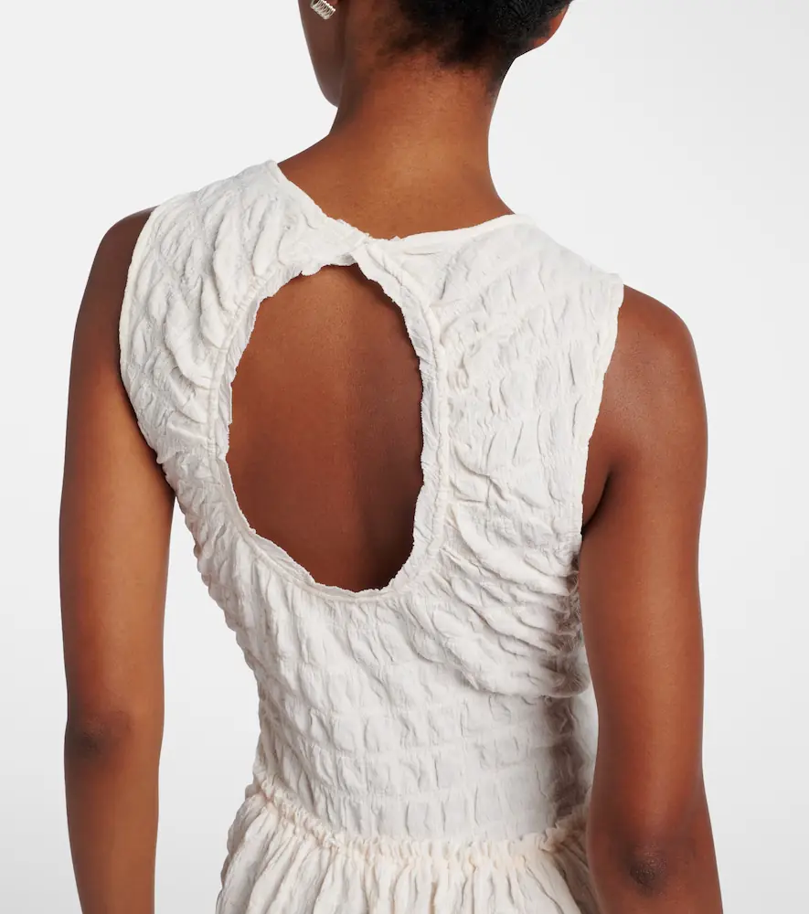 Proenza Schouler White Label Zoira shirred maxi dress | Thumbnail 3