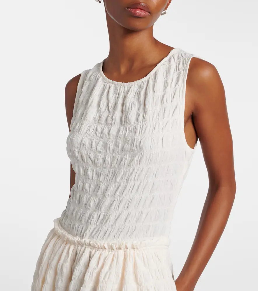 Proenza Schouler White Label Zoira shirred maxi dress | Thumbnail 4