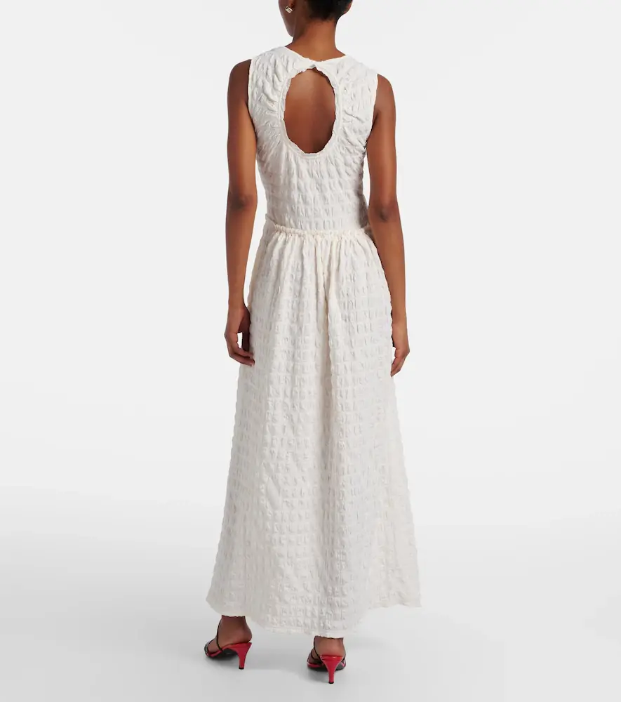 Proenza Schouler White Label Zoira shirred maxi dress | Thumbnail 6
