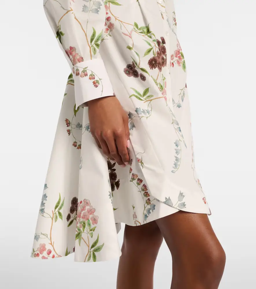 Erdem Floral cotton poplin shirt dress | Thumbnail 3