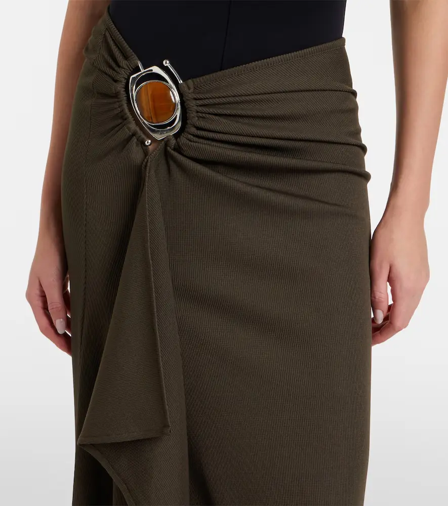 Christopher Esber Occhio embellished jersey maxi skirt | Thumbnail 6