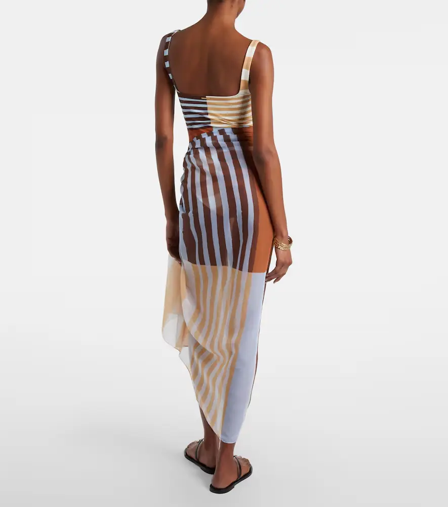 Cala de la Cruz Luana striped beach cover-up | Thumbnail 5