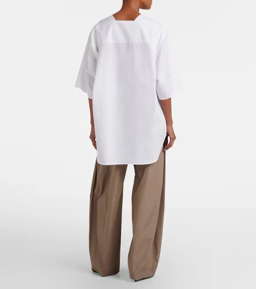 The Row Iven cotton poplin wide-leg pants | Thumbnail 4