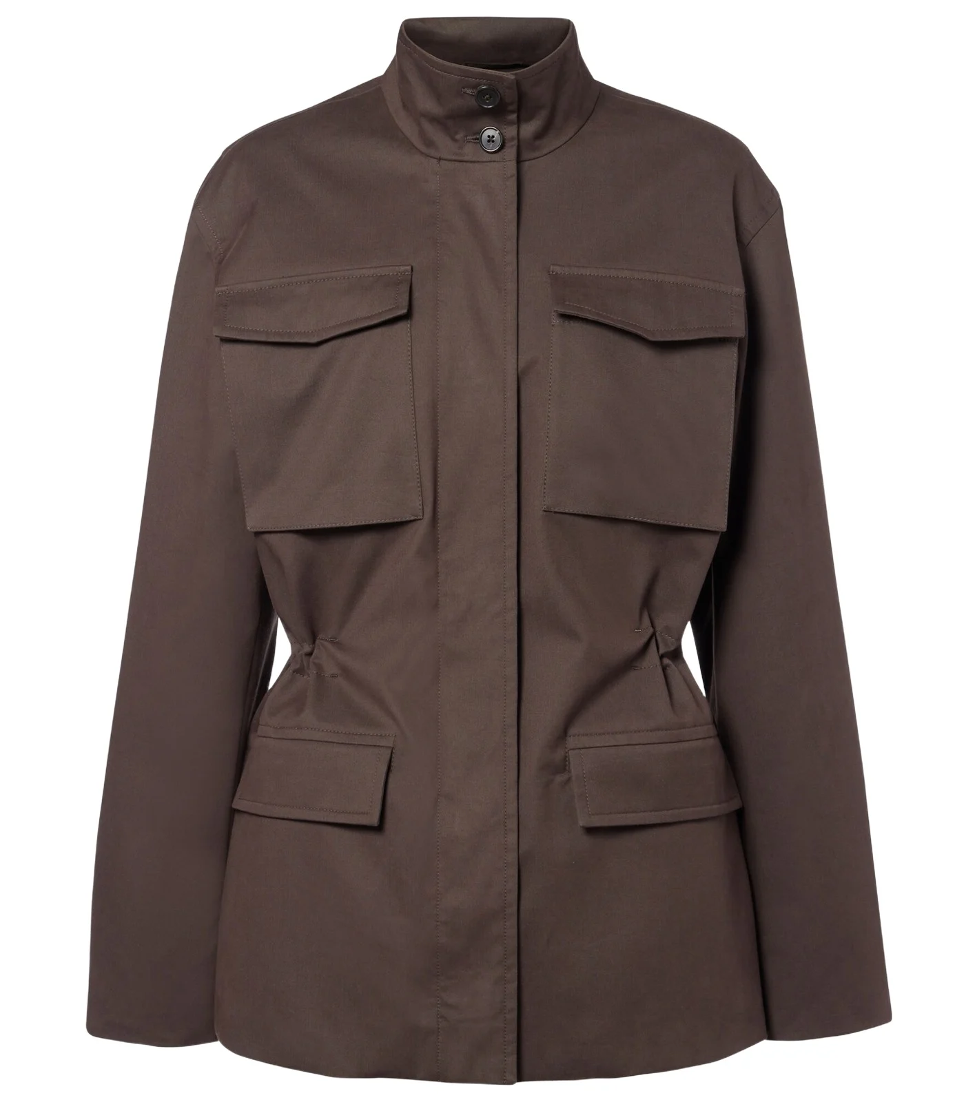 The Row Floriane cotton and cashmere field jacket