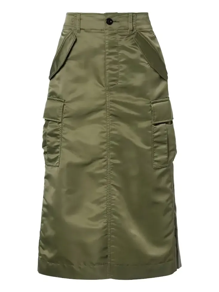 Pleated midi skirt Pleated midi skirt
