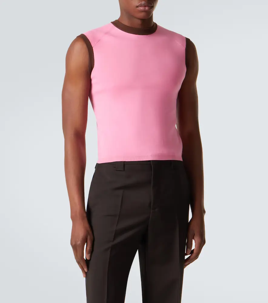 Versace Cotton tank top | Thumbnail 5
