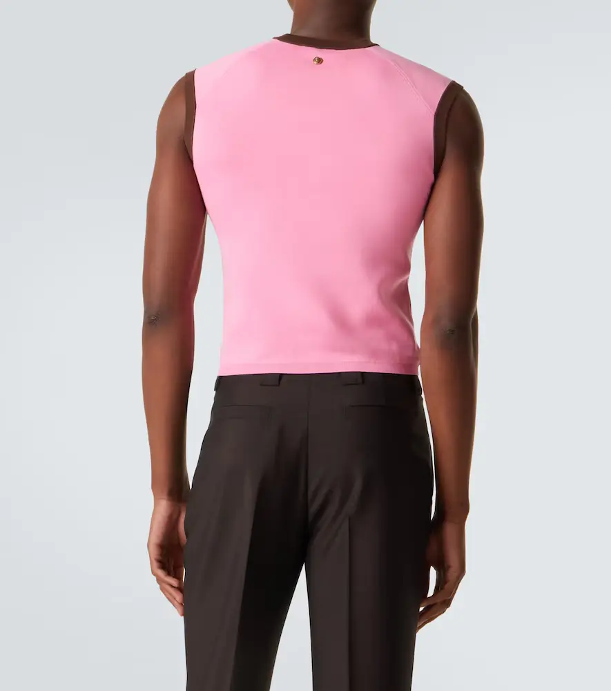 Versace Cotton tank top | Thumbnail 6