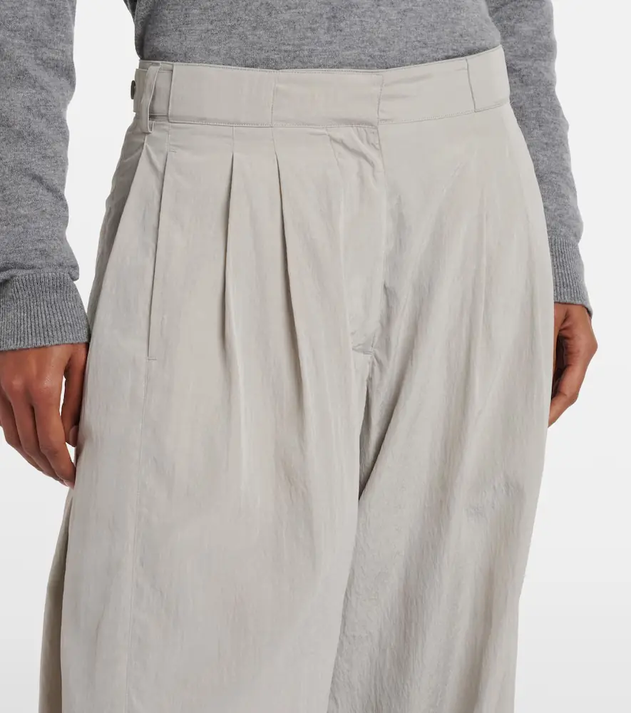 The Row Iven pleated silk-blend wide leg pants | Thumbnail 5 The Row Iven pleated silk-blend wide leg pants | Thumbnail 5