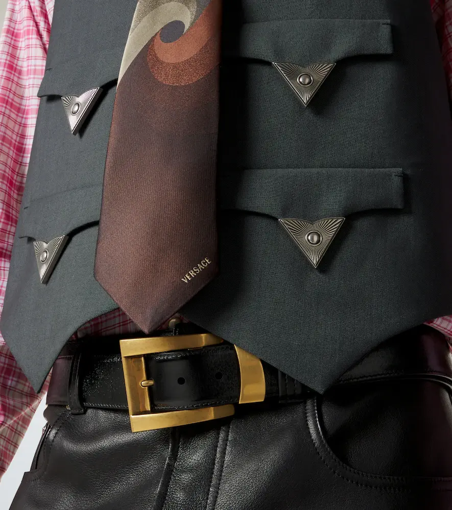 Versace Silk jacquard tie | Thumbnail 3