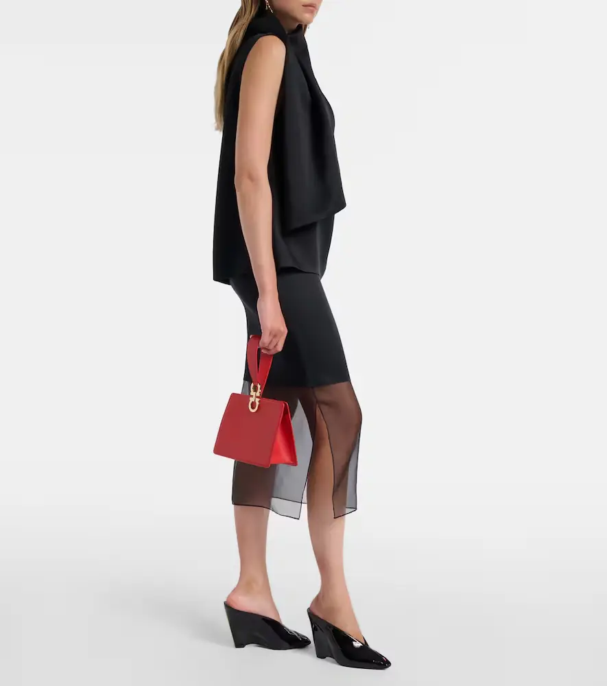 Ferragamo Gancio Mini leather top-handle bag | Thumbnail 4 Ferragamo Gancio Mini leather top-handle bag | Thumbnail 4
