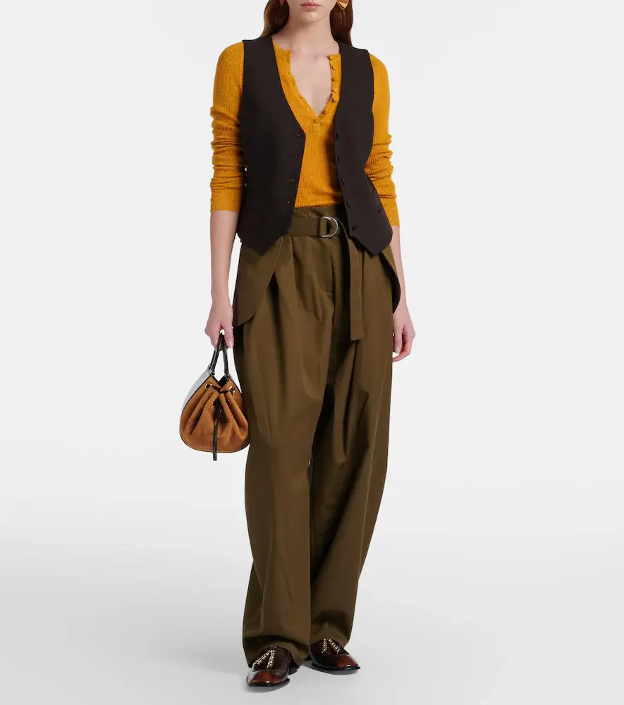 Ferragamo Gancio Small suede bucket bag | Thumbnail 6 Ferragamo Gancio Small suede bucket bag | Thumbnail 6