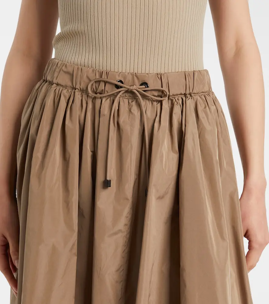 Max Mara Lonza taffeta midi skirt | Thumbnail 2