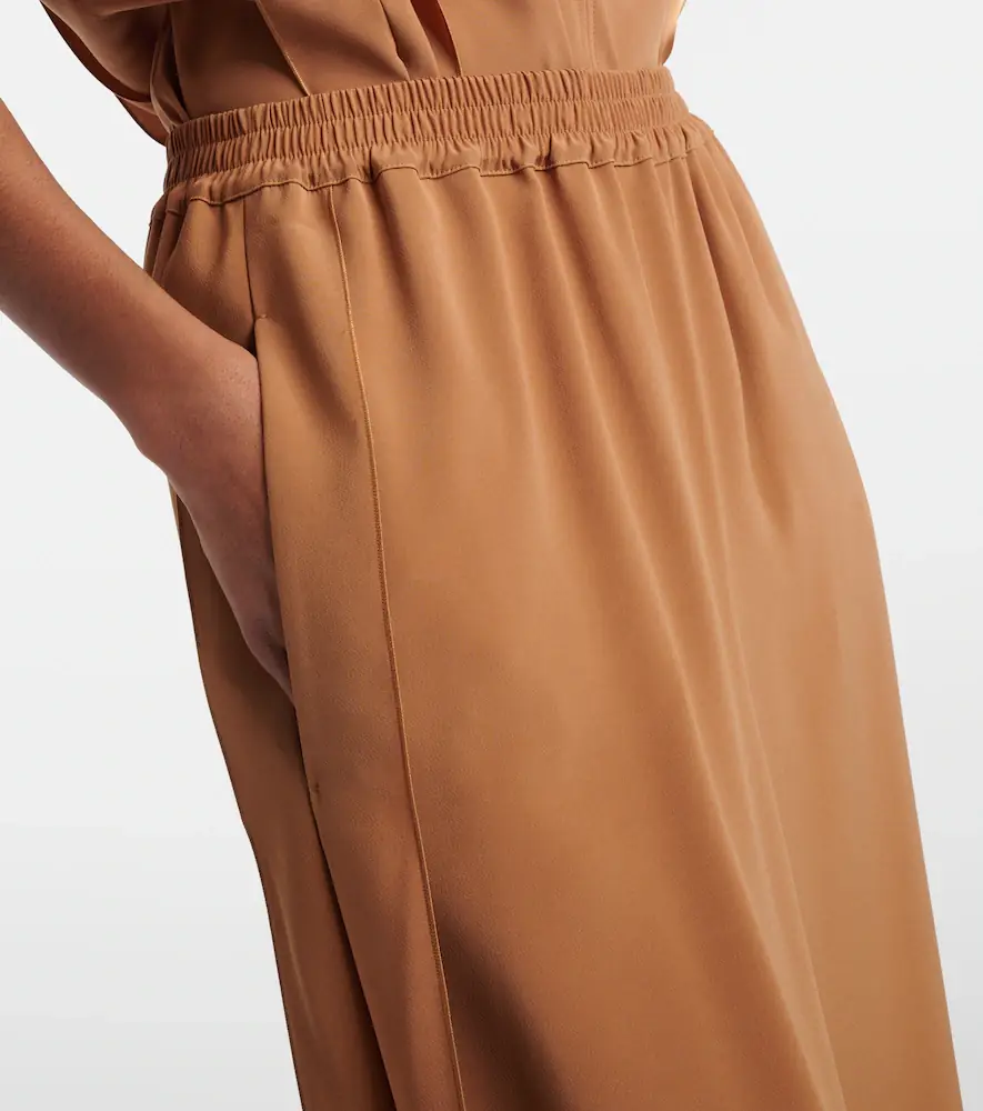 Max Mara Crêpe wide-leg pants | Thumbnail 5 Max Mara Crêpe wide-leg pants | Thumbnail 5