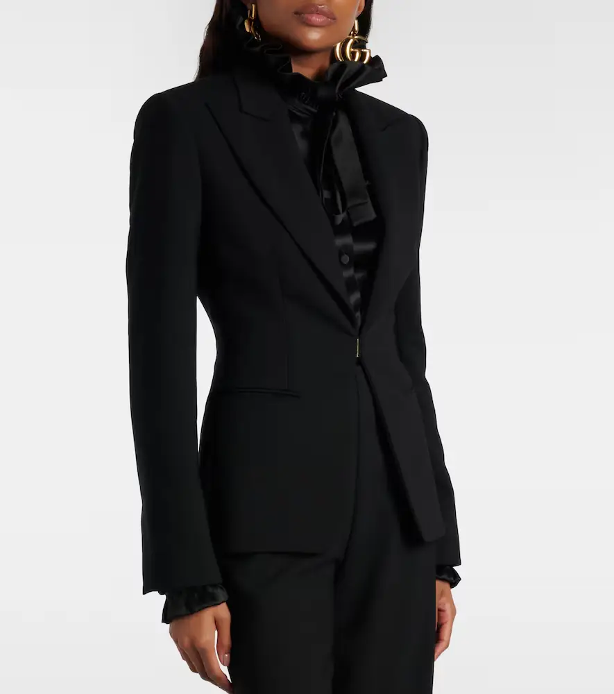Gucci Wool-blend blazer | Thumbnail 4 Gucci Wool-blend blazer | Thumbnail 4