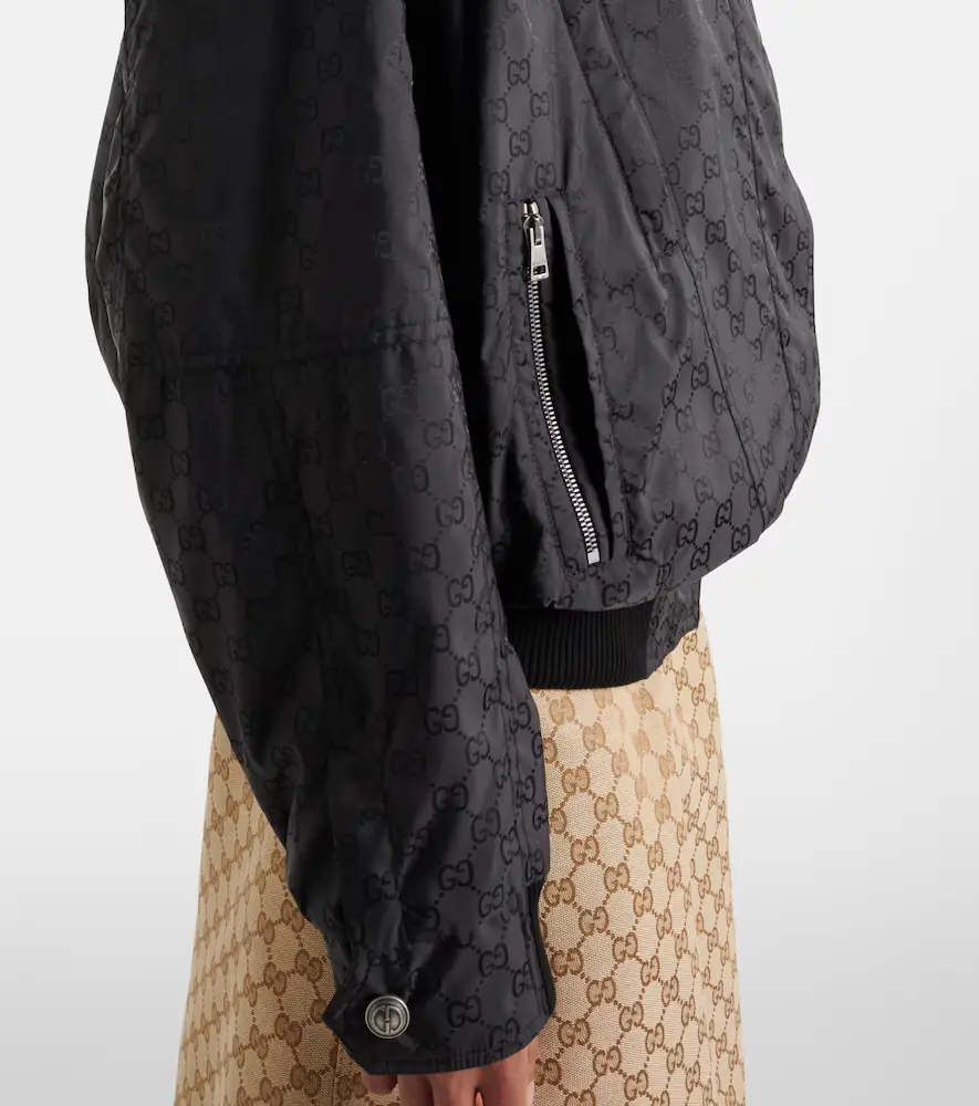 Gucci GG cotton-trimmed jacket | Thumbnail 5 Gucci GG cotton-trimmed jacket | Thumbnail 5
