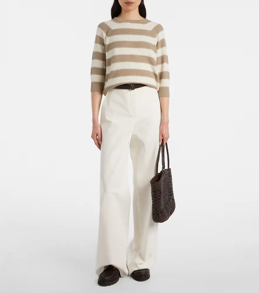 Max Mara Ellisse striped cotton sweater | Thumbnail 6 Max Mara Ellisse striped cotton sweater | Thumbnail 6