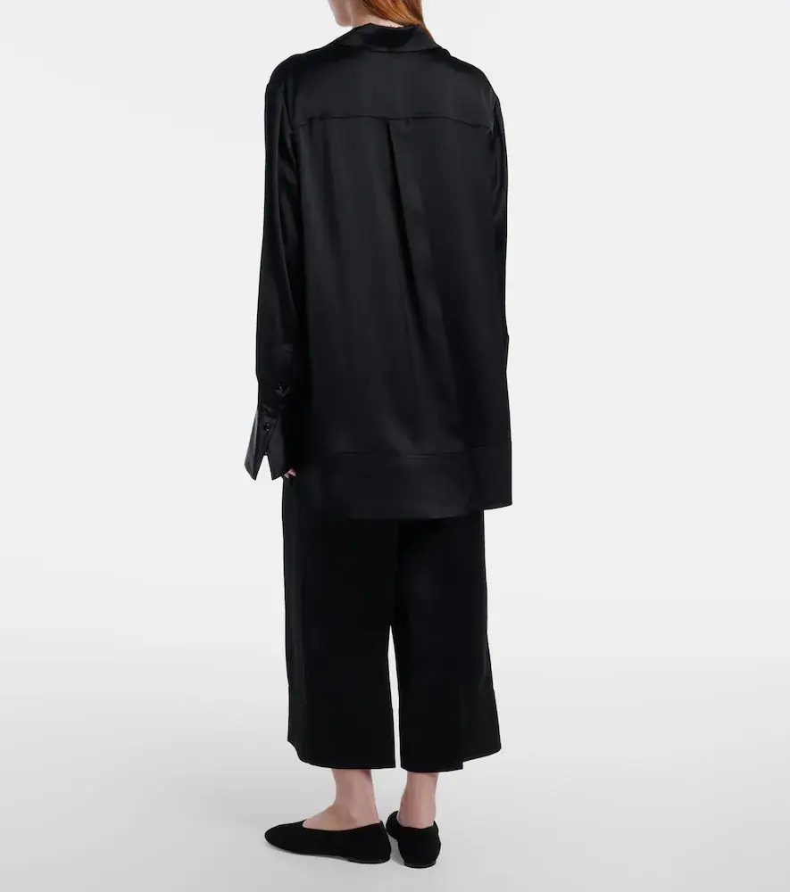 TOTEME Satin wide-leg pants | Thumbnail 5