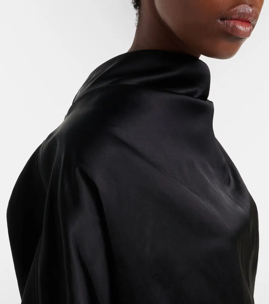 TOTEME Draped satin blouse | Thumbnail 6