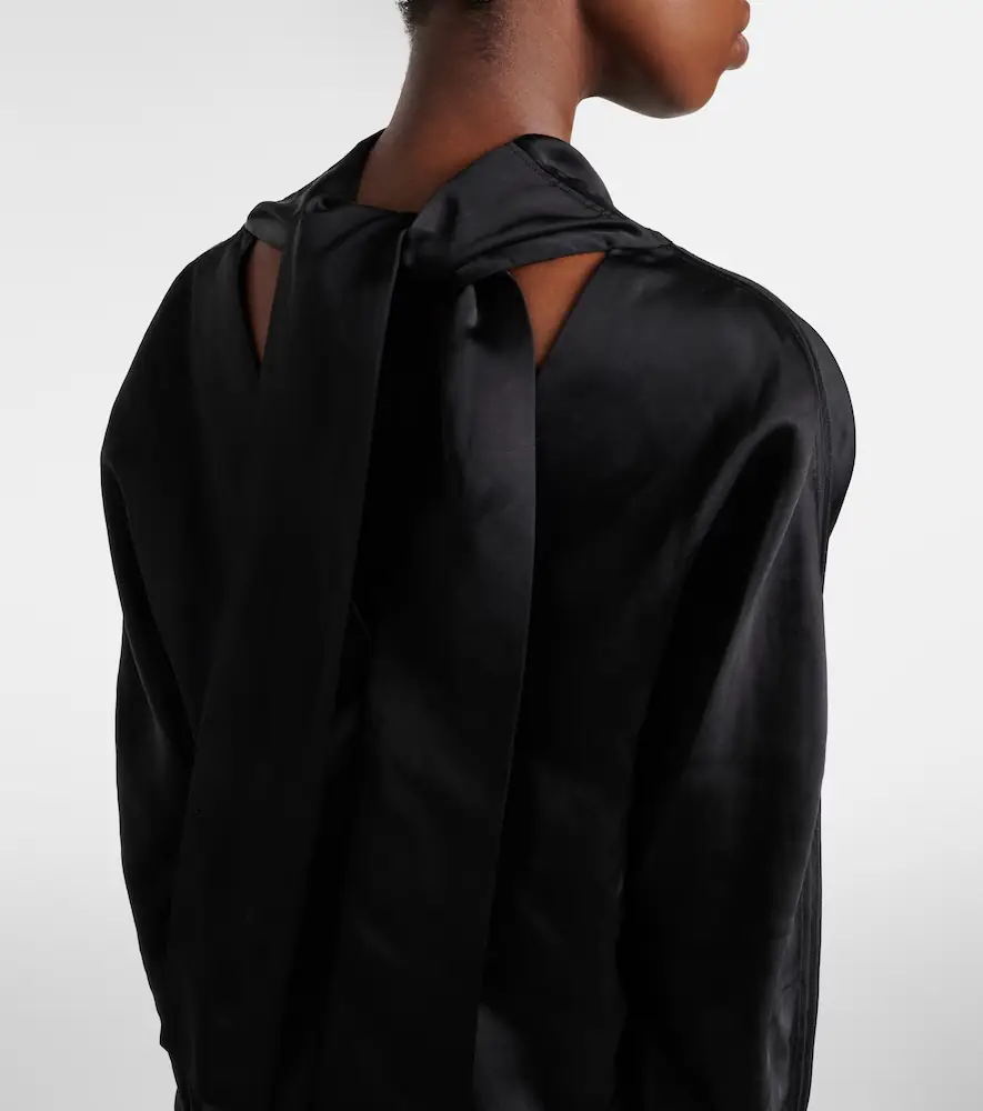 TOTEME Draped satin blouse | Thumbnail 7