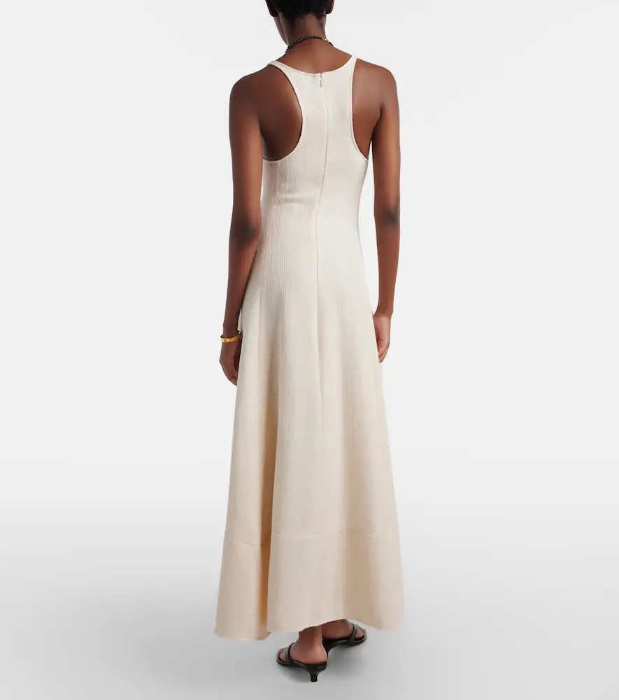 Toteme Cotton tweed maxi dress | Thumbnail 3