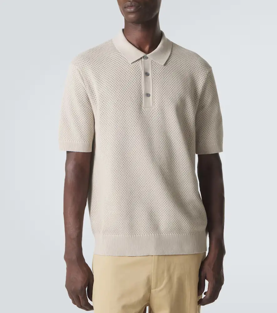 Sunspel Knitted cotton polo shirt | Thumbnail 3 Sunspel Knitted cotton polo shirt | Thumbnail 3