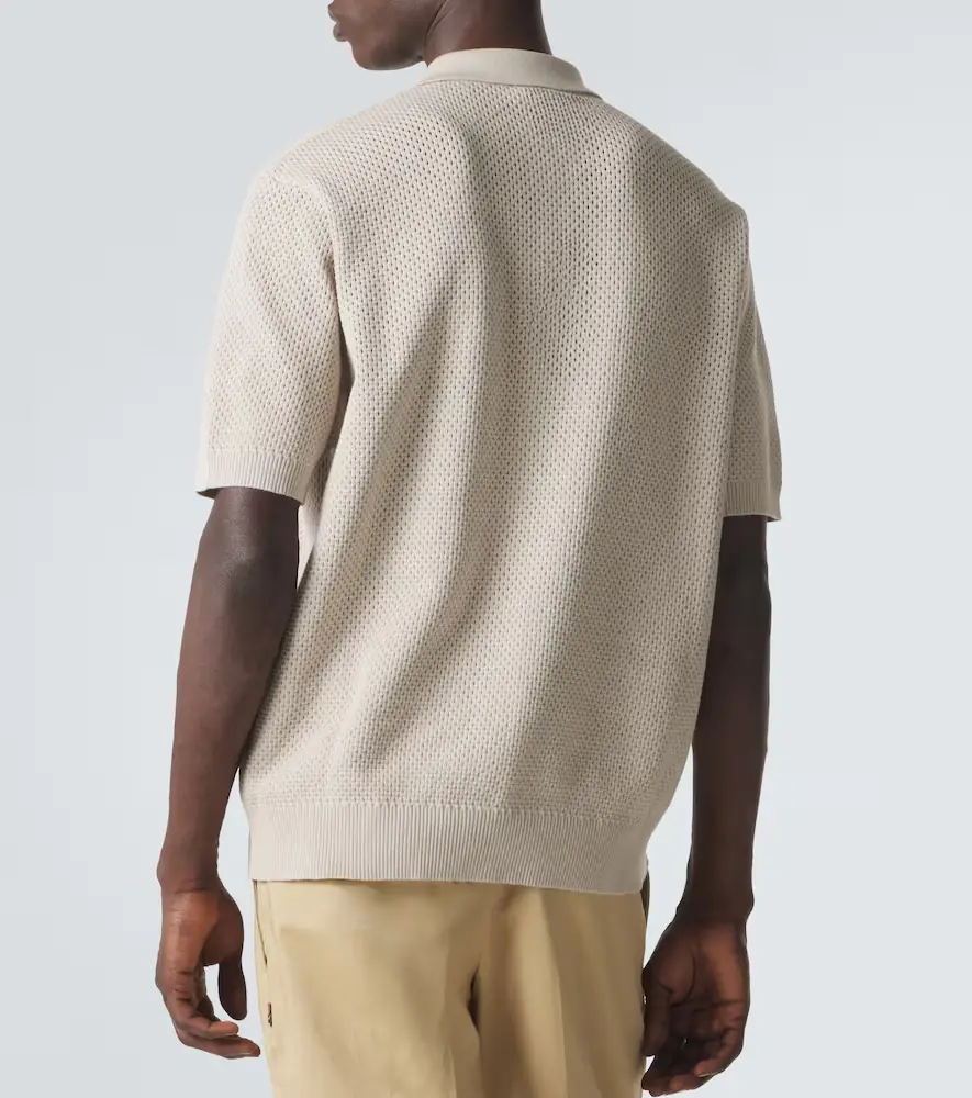 Sunspel Knitted cotton polo shirt | Thumbnail 5 Sunspel Knitted cotton polo shirt | Thumbnail 5