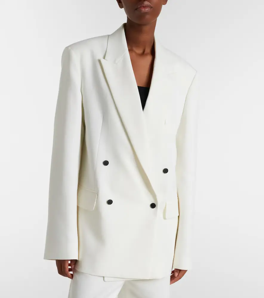 The Frankie Shop Newark double-breasted blazer | Thumbnail 5