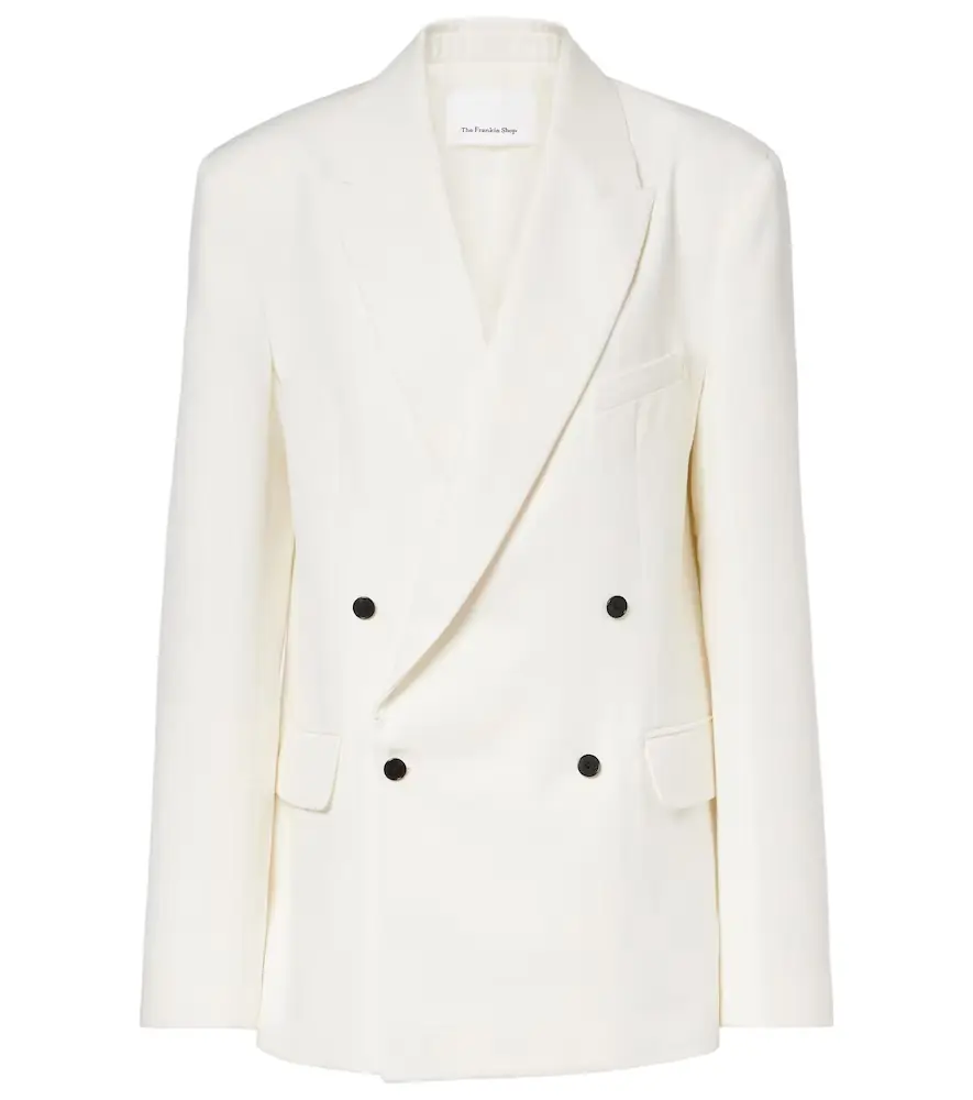 The Frankie Shop Newark double-breasted blazer | Image 1 The Frankie Shop Newark double-breasted blazer | Image 1