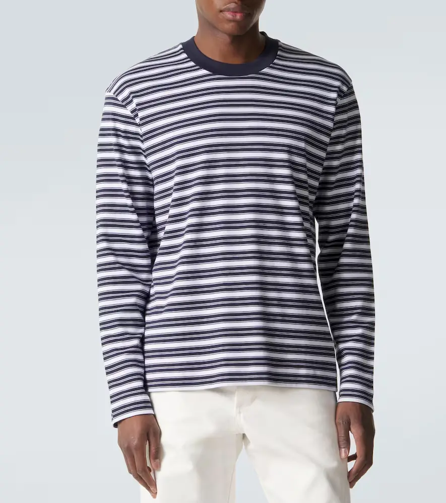 Sunspel Striped cotton jersey T-shirt | Thumbnail 3 Sunspel Striped cotton jersey T-shirt | Thumbnail 3