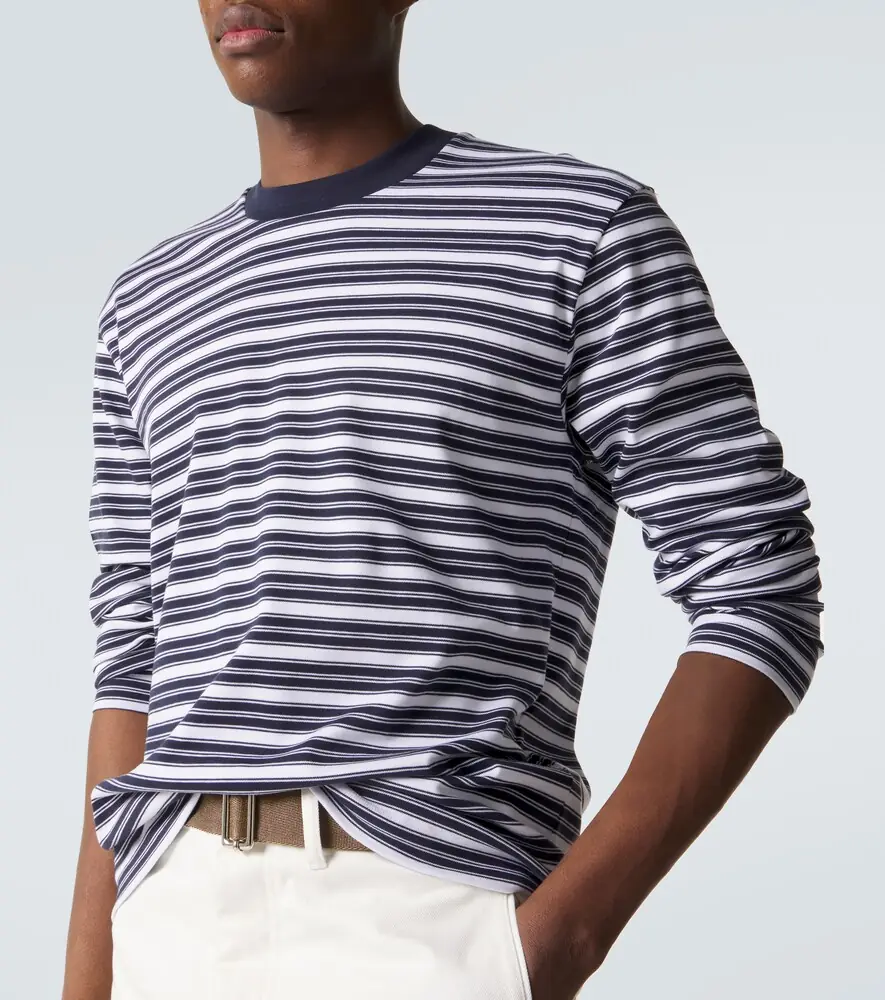 Sunspel Striped cotton jersey T-shirt | Thumbnail 5 Sunspel Striped cotton jersey T-shirt | Thumbnail 5