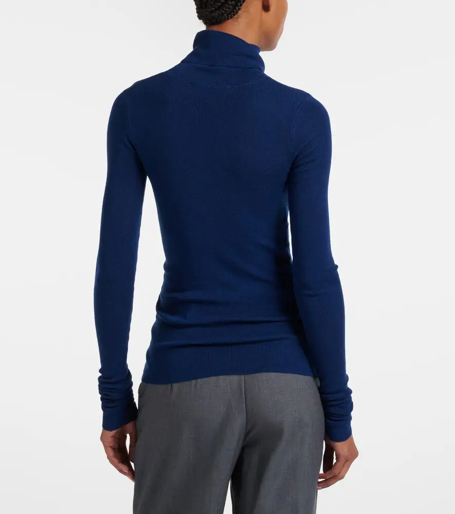 The Frankie Shop Utica wool and cotton turtleneck sweater | Thumbnail 5